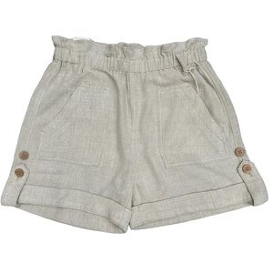 Dear John Linen KARLIE PaperBag Waist Shorts